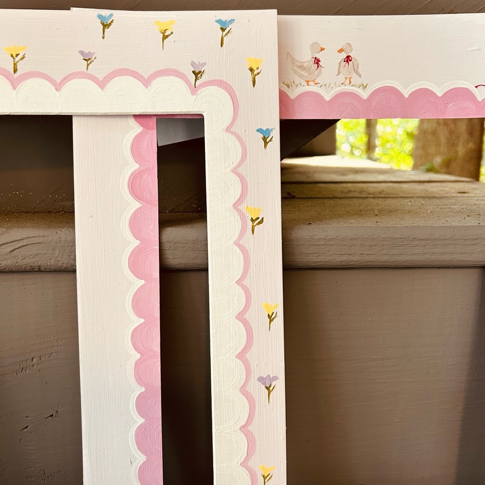 Floral Painted Picture Frames